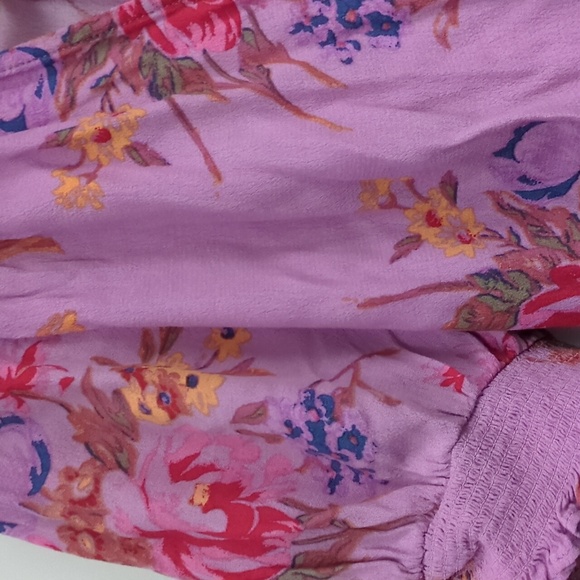 Urban Outfitters Anna Crepe Floral mini Wrap Dress - Picture 4 of 11